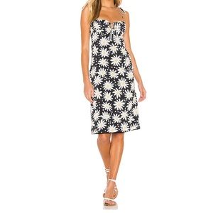 NWT Solid and striped x re/done flower dress